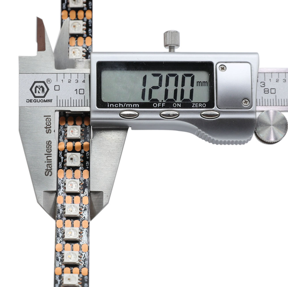 DC12V WS2815 (Upgraded WS2812B) 5M 480 LEDs Individually Addressable Digital Strip Lights (Dual Signal Wires), Waterproof Dream Color Programmable 5050 RGB Flexible LED Ribbon Light DC12V WS2815 (Upgraded WS2812B) 5M 480 LEDs Individually Addressable Digital Strip Lights (Dual Signal Wires), Waterproof Dream Color Programmable 5050 RGB Flexible LED Ribbon Light